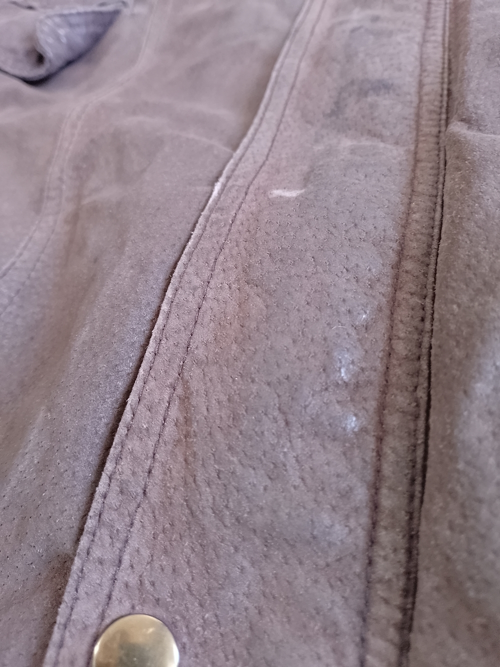 Vintage NORTHWEST TERRITORY Brown Suede Bomber Jacket - Picture 7 of 14